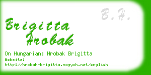 brigitta hrobak business card
